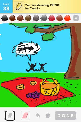 320x480 Picnic Drawings