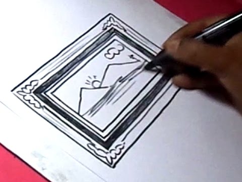 480x360 How To Draw Photo Frame Drawing For Kids