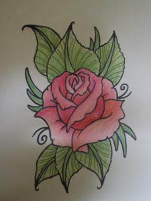 300x400 A Rose Drawing