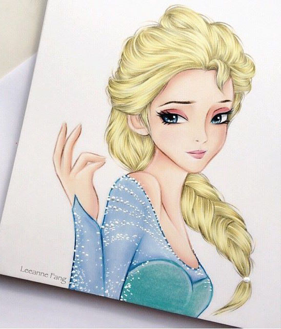 548x640 Fantasy Girl Drawing Image Preview Image