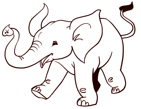 600x463 Coloring Pages Wonderful Easy To Draw Animals Drawing Animal