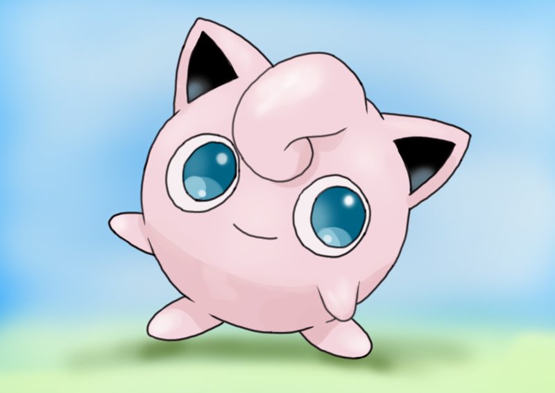 800x566 Learn How To Draw Jigglypuff From Pokemon (Pokemon) Step By Step