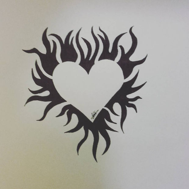 620x620 Heart Drawings, Art Ideas Design Trends