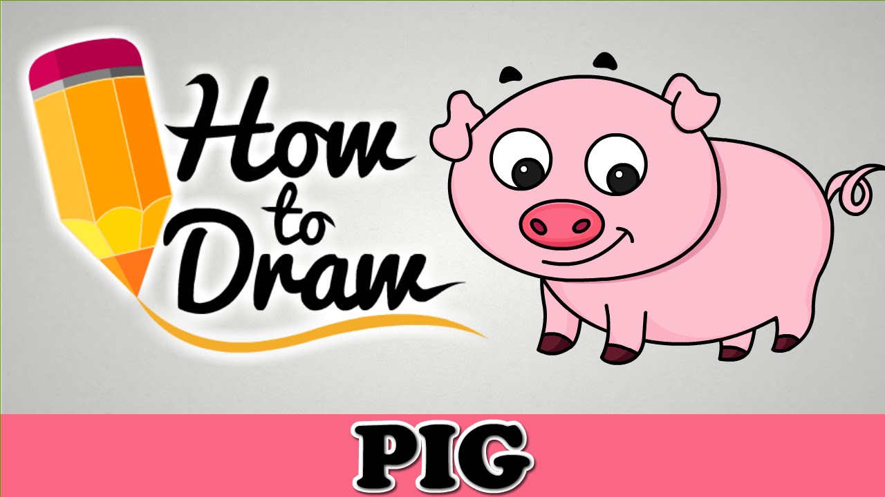 1280x720 How To Draw A Cute Pig