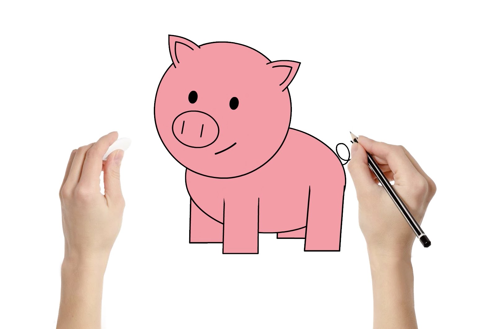 1570x1062 How To Draw A Pig Fun Learning Art Activity For Kids