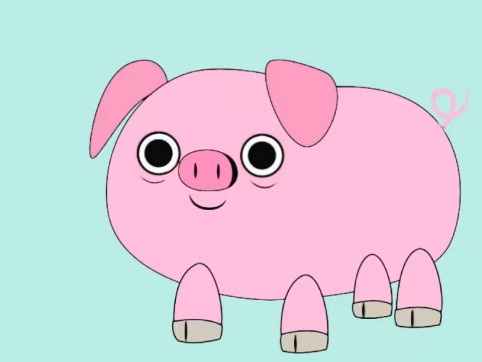 960x720 How To Draw A Pig 14 Steps (With Pictures)