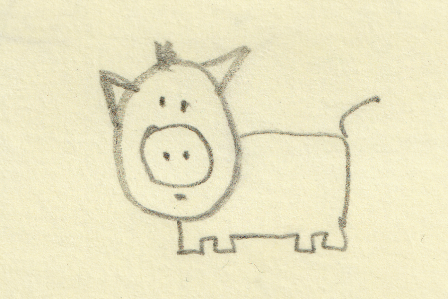899x600 Pig Doodle. Nature. Drawings. Pictures. Drawings Ideas For Kids