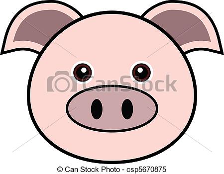 450x350 Pig Face Clipart Clipart Panda