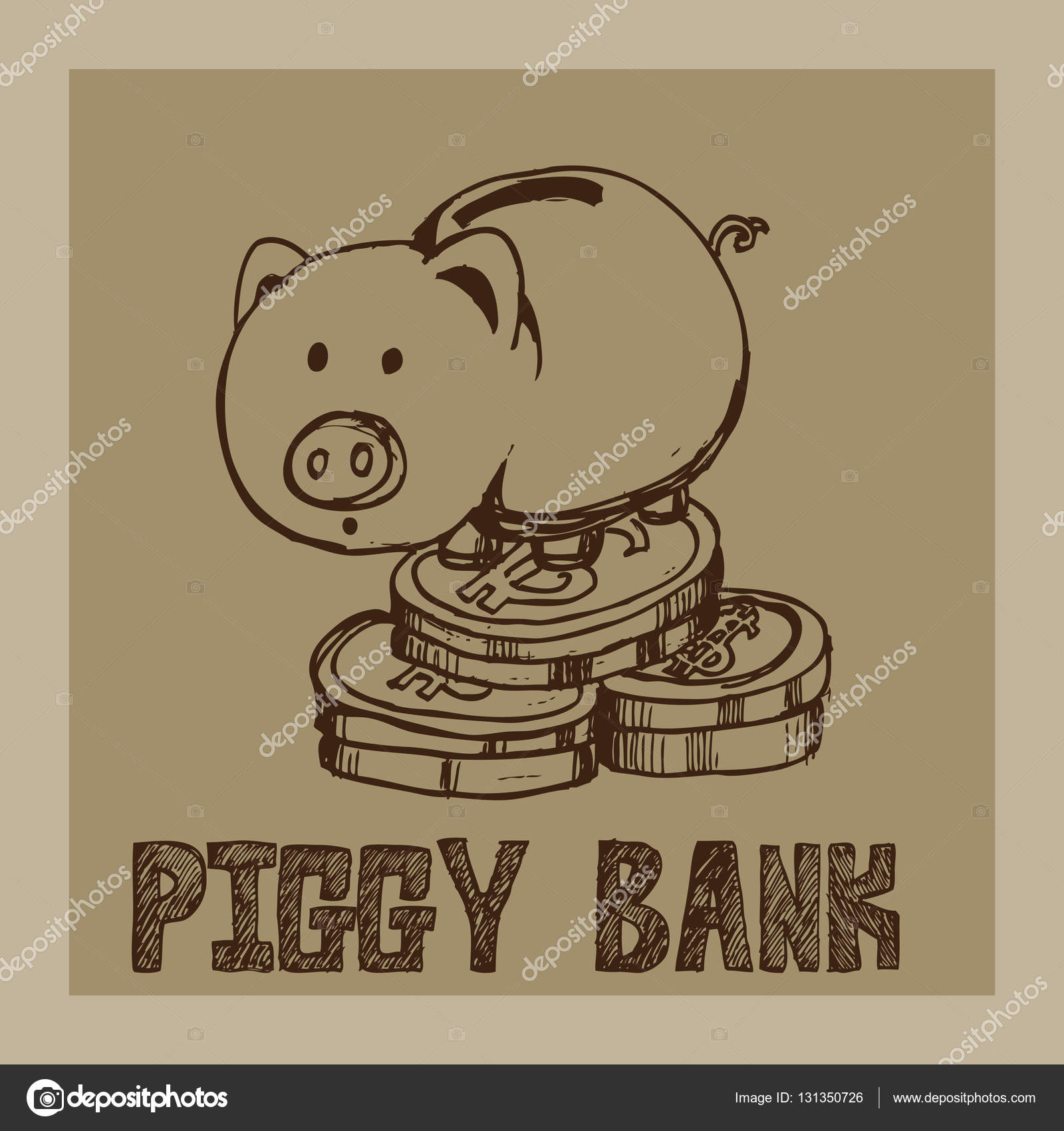 1600x1700 Piggy Bank Drawing Graphic Design Objects Stock Vector
