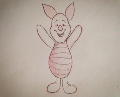 400x323 Disney Piglet Sketch By Chloesmith8