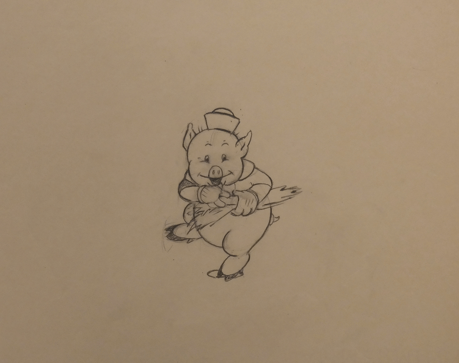 1500x1188 The Three Little Pigs Production Drawing