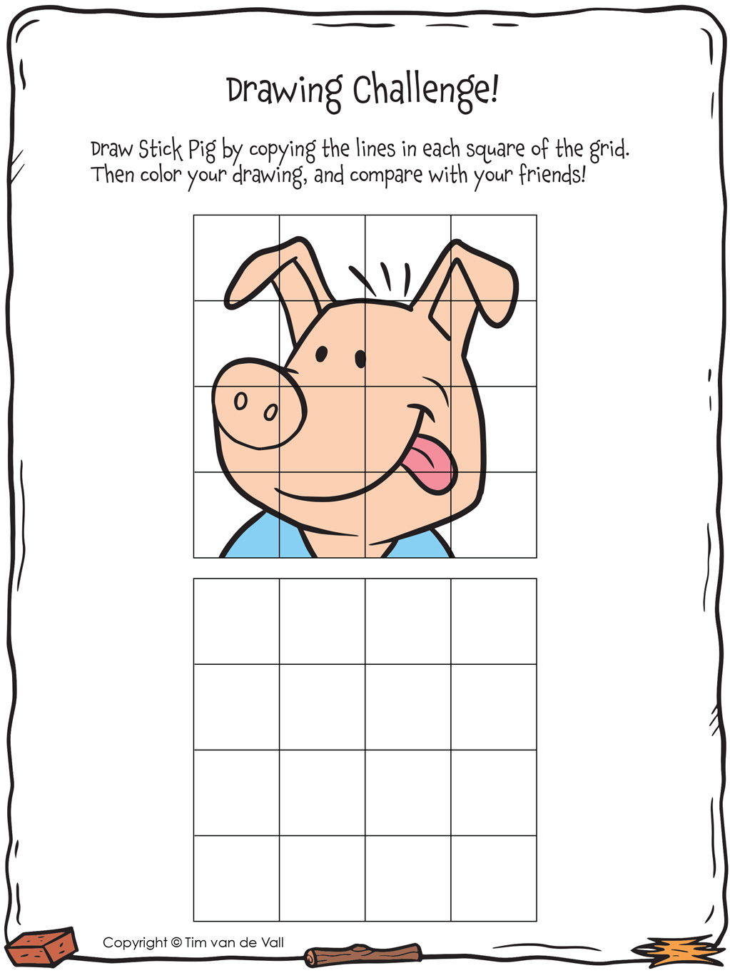 1023x1364 Three Little Pigs Drawing Activities The Three Little Pigs Story