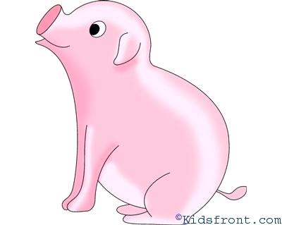400x319 Drawing Of Kids Pig Drawing Drawing Kids