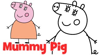 320x180 How To Draw Peppa Pig Characters Step By Step Easy Drawing