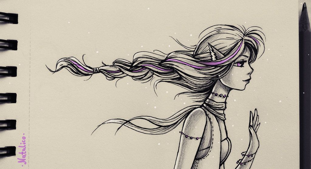 1024x559 Pigtail By Natalico Art Drawing Stuff And Drawings