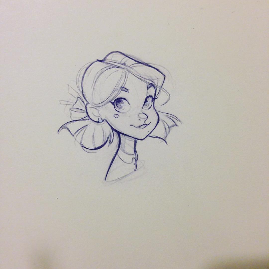 1080x1080 Pigtails. A Little School Girl Today.