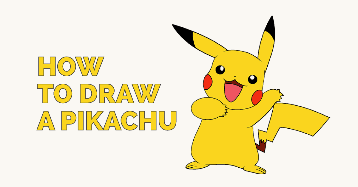 1200x628 How To Draw A Pikachu Easy Drawing Guides