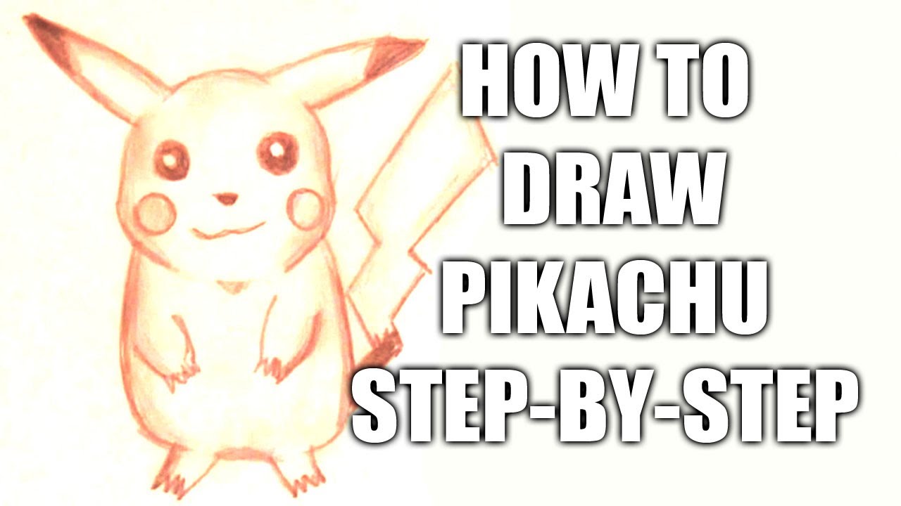 1280x720 How To Draw Pikachu (Step By Step)