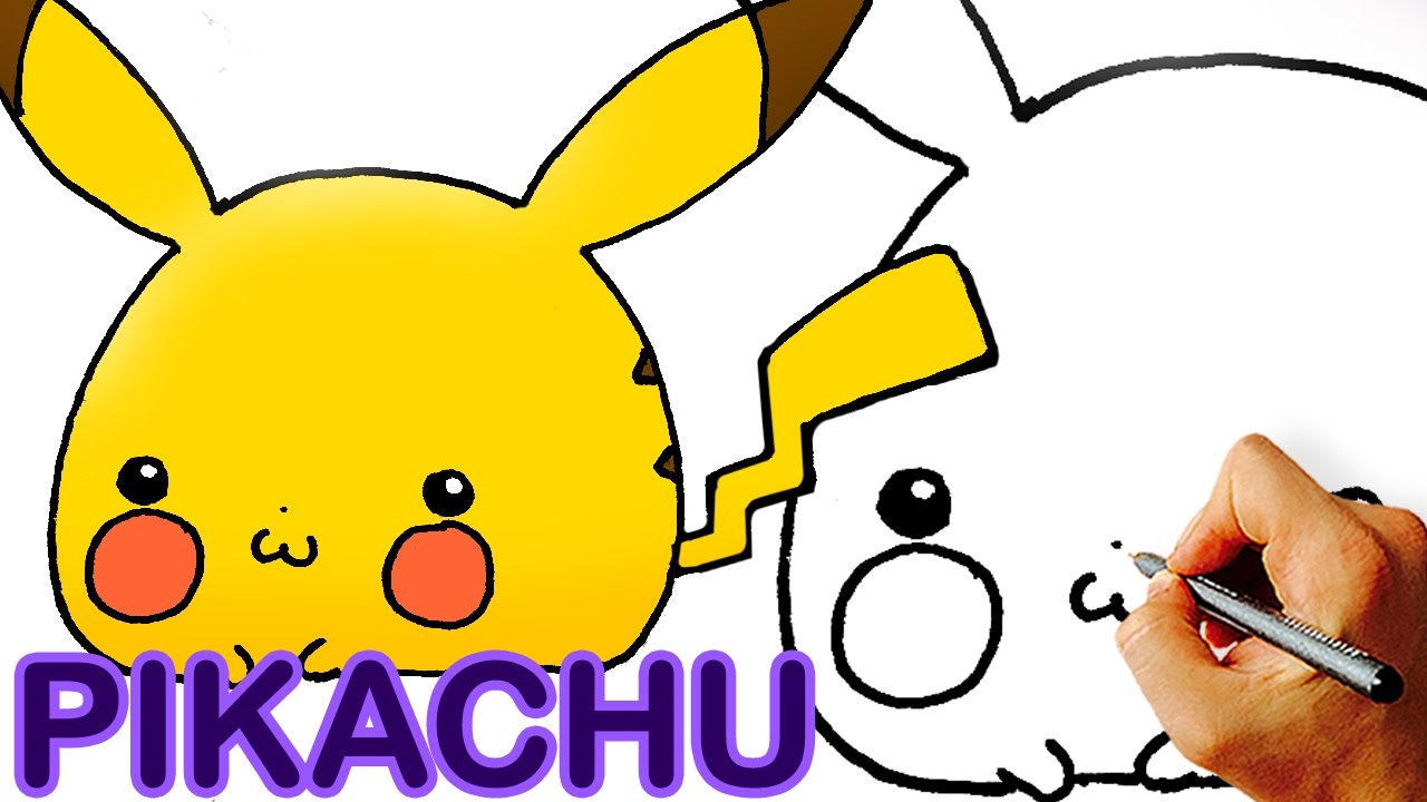 1280x720 Very Easy! How To Draw Cute Chibi Pikachu Step By Step
