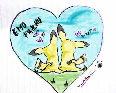 400x320 Pikachu Love