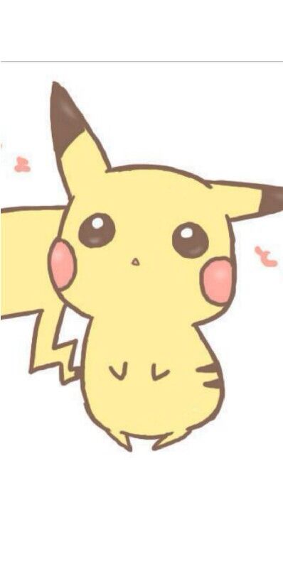 398x804 A Really Cute Computer Drawing Of Pikachu