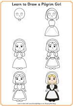 150x217 How To Draw Thanksgiving