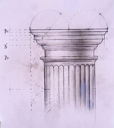 Pillar Drawing at GetDrawings | Free download