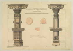250x177 Miscellaneous Series. Plate 25. Pillars In The Portico Of No.1