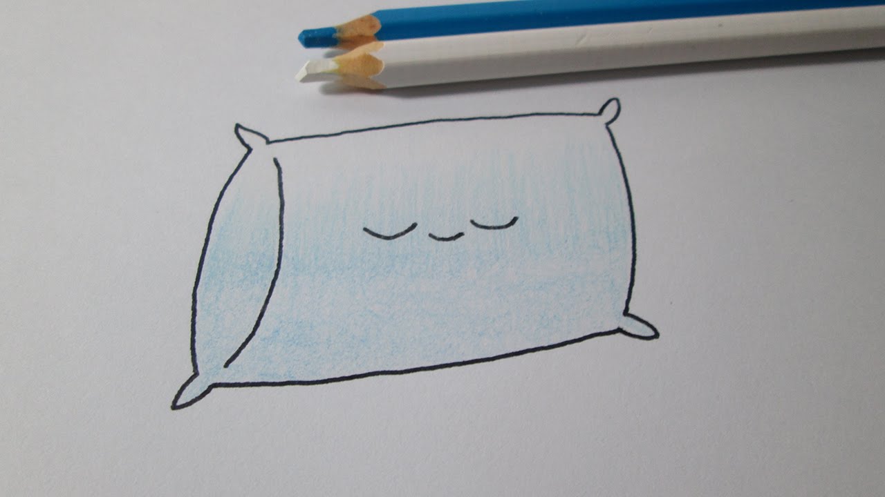 1280x720 How To Draw A Kawaii Pillow
