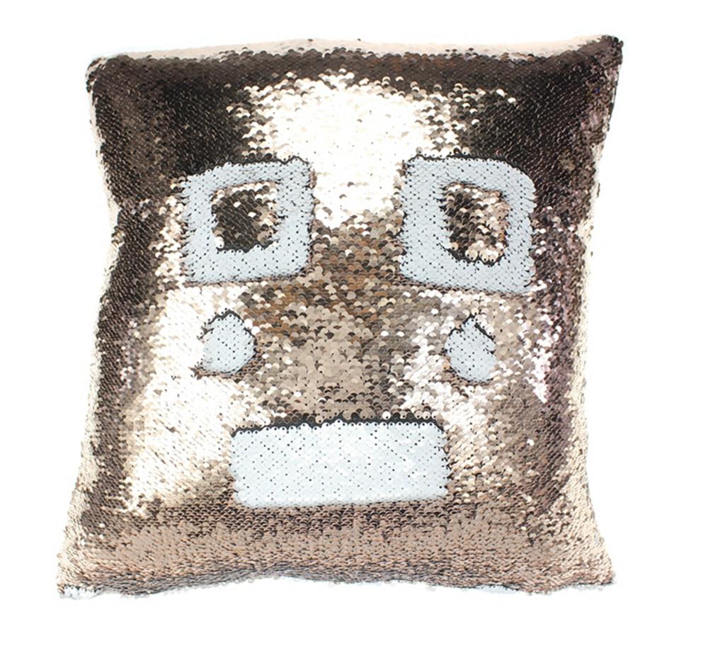 1000x929 Mermaid Sequin Throw Pillows Drawing Decorative Cushion