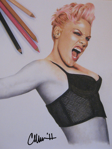 375x499 Pink Drawing By Live4artinla