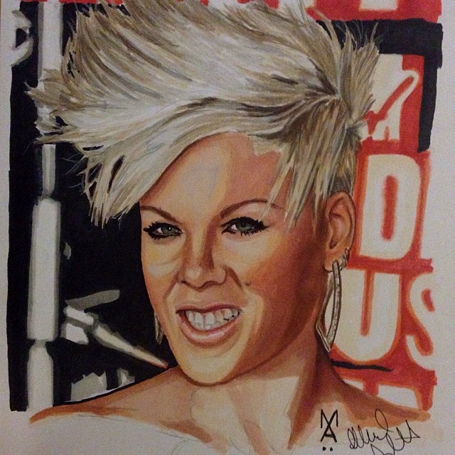 640x640 Pink Drawing By Mikeashworthtattoos