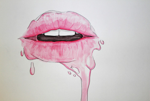 500x338 Anjes Lips Drawing By John Younsi, Also Known
