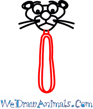 300x350 How To Draw The Pink Panther