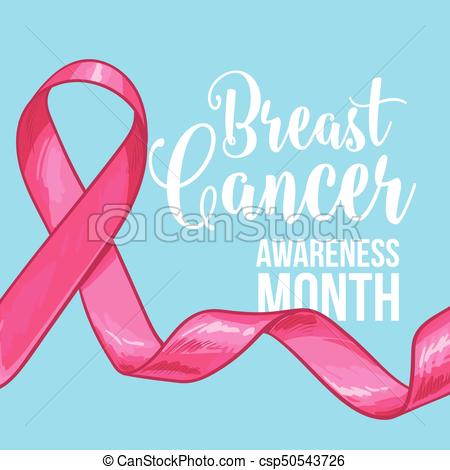 450x470 Cancer Awareness Month Banner, Poster, Template With Pink