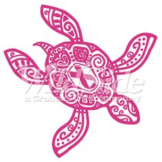 236x236 Pink Ribbon Drawing