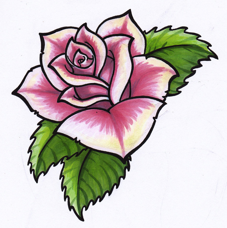 893x894 Hoontoidly Simple Pink Rose Drawing Images