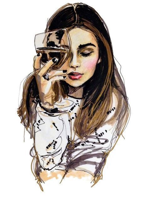 500x632 Pictures Hipster Girl Drawing ,