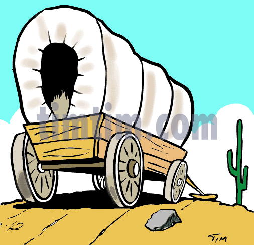 506x488 Free Drawing Of Covered Wagon 2 From The Category History
