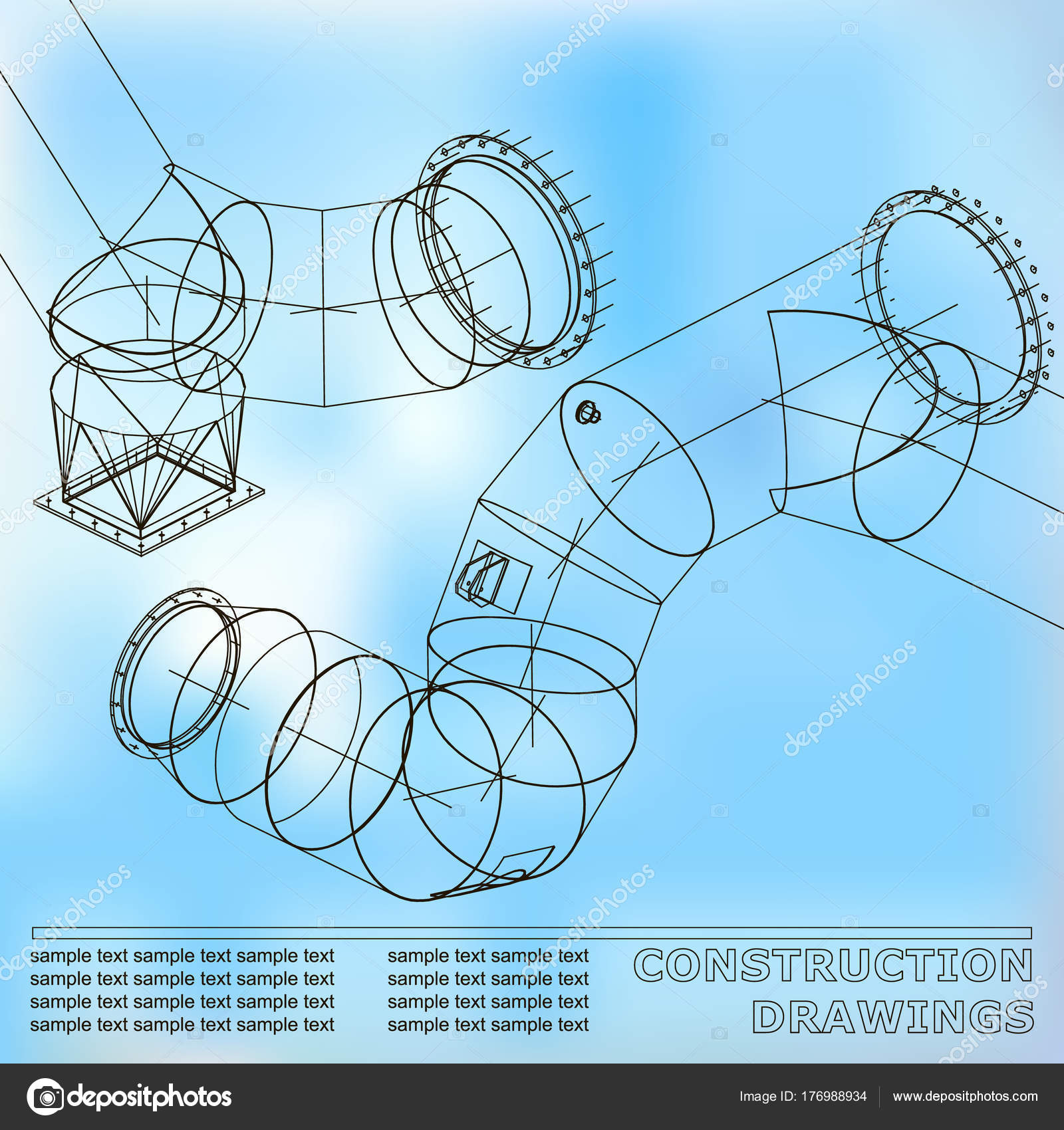 1600x1700 Drawings Steel Structures Pipes Pipe Blueprint Steel Structures