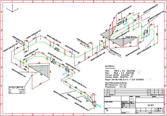 650x454 Jaust Isometrics Engineering Pipes And Tubes Construction Cad