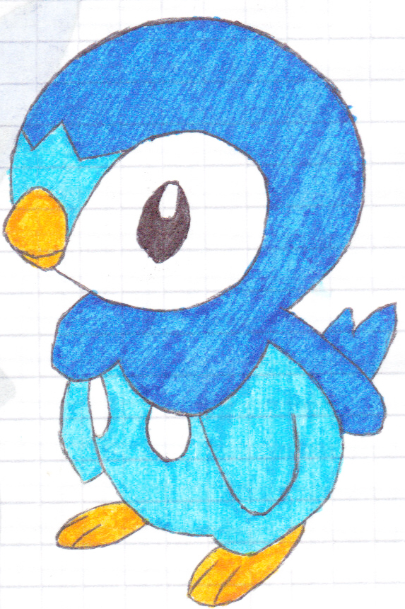 573x860 Piplup Drawing By Fenrirconnell
