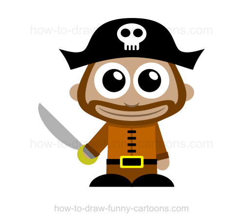 500x459 To Draw A Pirate