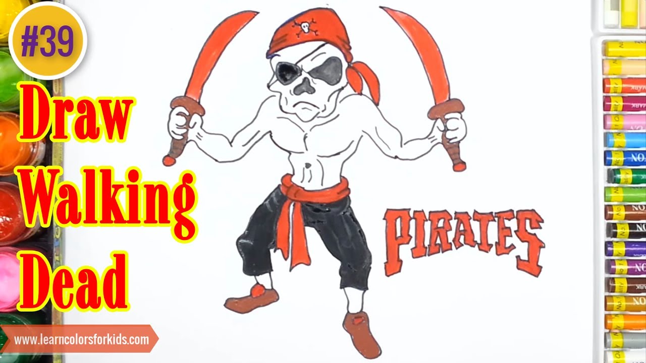 1280x720 How To Draw A Pirate, Easy Step By Step Drawing Tutorial