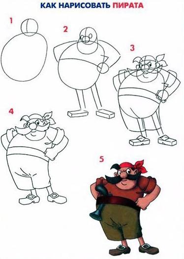 374x524 Coloring Sheets For Kids. Let`s Draw Funny Ghost, Pirate And Robot