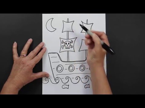 480x360 Follow Me As I Teach You How To Draw This Cool Pirate Ship! Yay