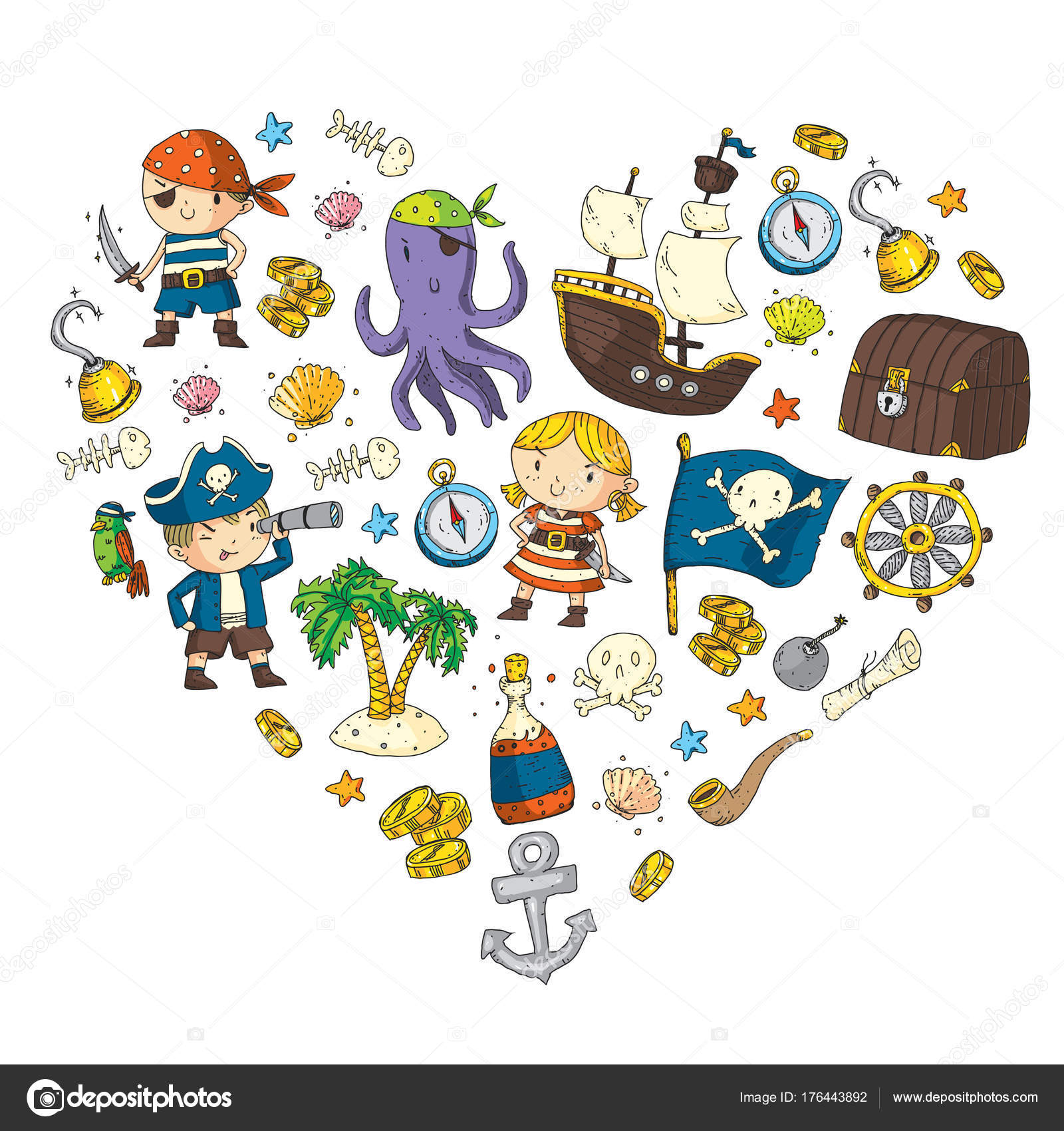 1600x1700 Pirate Adventures Pirate Party Kindergarten Pirate Party