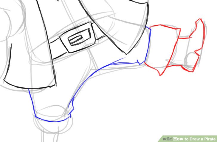 728x476 How To Draw A Pirate (With Pictures)