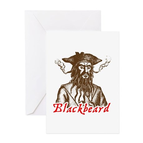 460x460 Pirate Flag Blackbeard Edward Teach Stationery Cards
