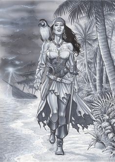 236x331 Collection Of Hot Pirate Girl Tattoo